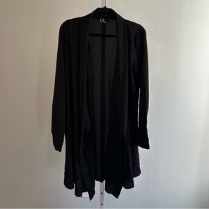 DL Daily Look Black Sheer Duster Cardigan